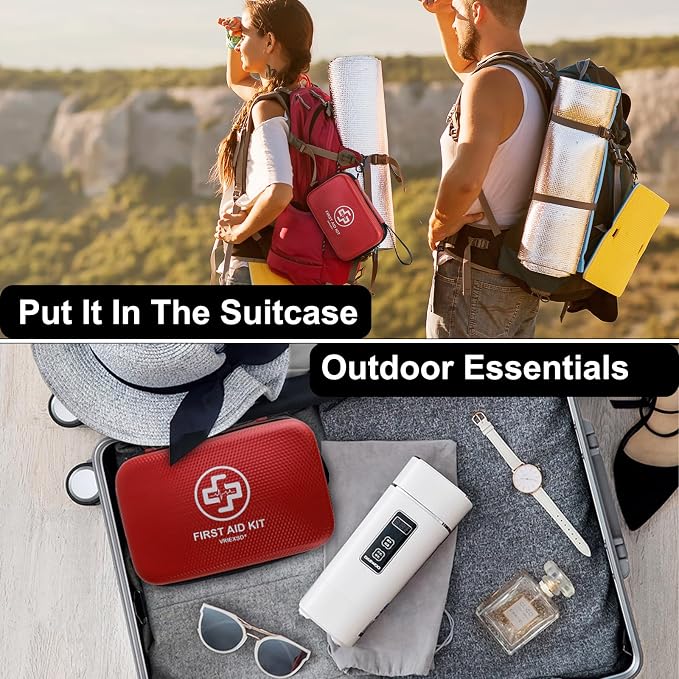 VRIEXSD Premium First Aid Kit, 320 Piece Waterproof Hard Shell Eva First Aid Kit - Image 6