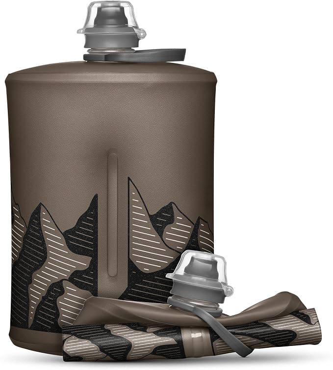 HydraPak Stow Collapsible Water Bottle – 350ml, 1L – Ultralight, Leak-Proof by Hydrapak