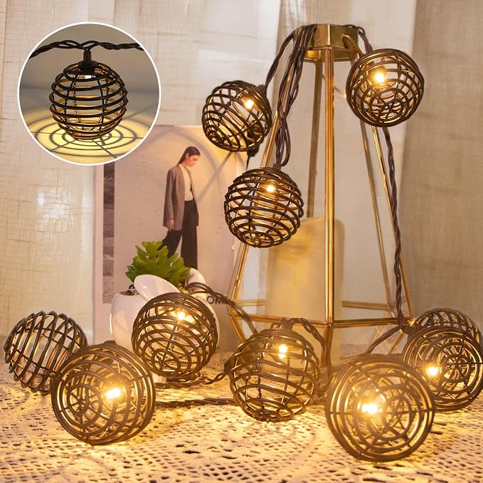 Vigdur Patio String Lights Outdoor, Connectable Indoor String Light by Vigdur