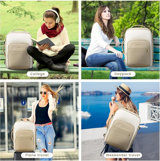 LOVEVOOK 50L Travel Backpack for Women & Men, Airline Approved Carry On Luggage - Image 8