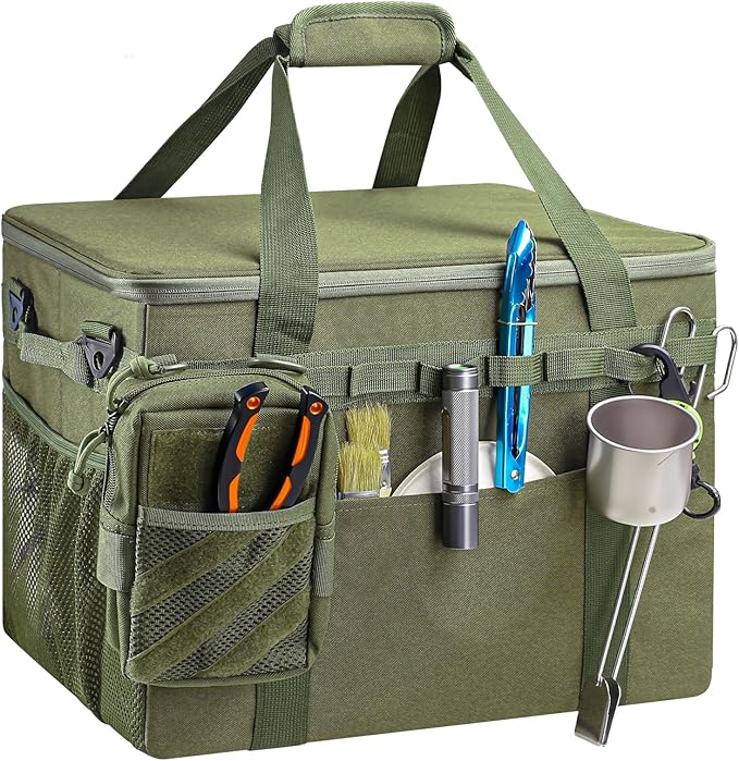 FUNANASUN 40L Tactical Camping Storage Bag by FUNANASUN