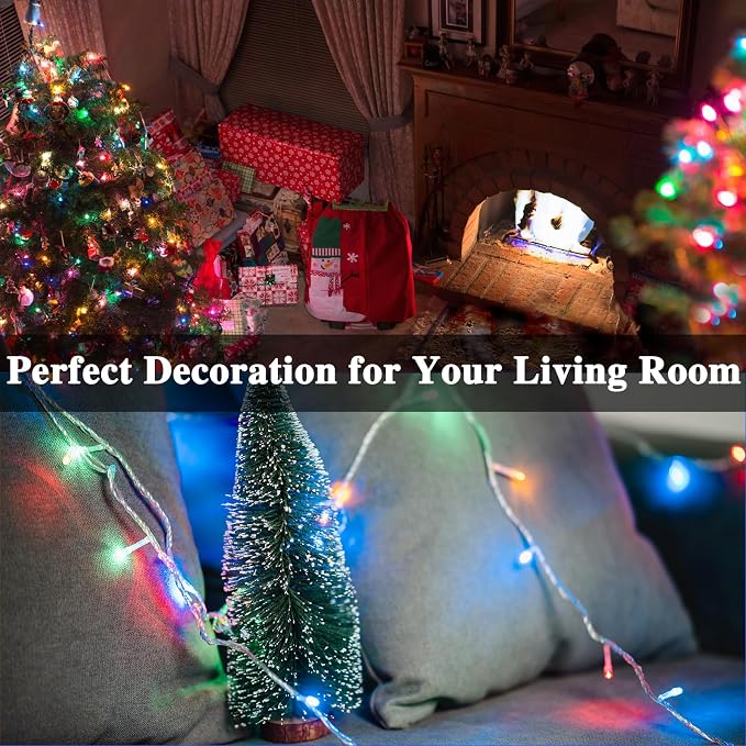 Multicolor 240 LED 88FT String Lights Indoor Outdoor, Connectable Christmas - Image 3