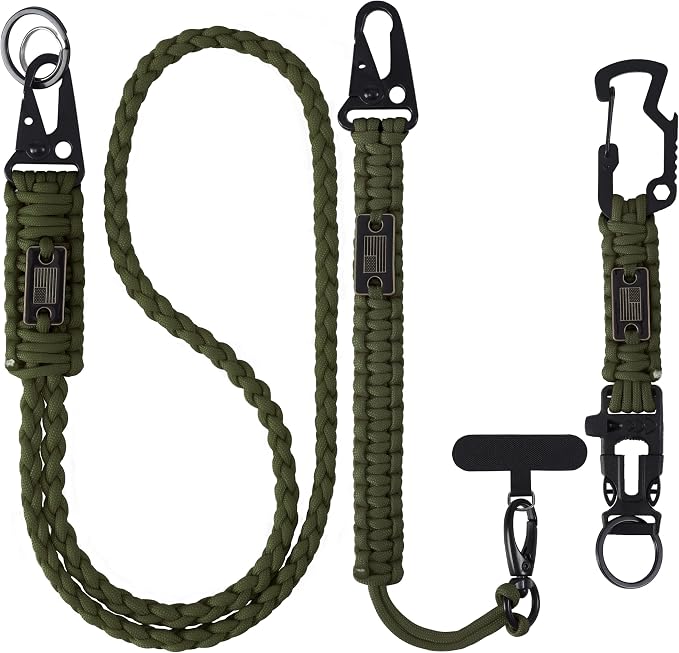 Heavy Duty Braided Paracord Lanyard by Unknown