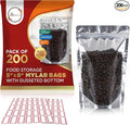 BELLE KR® Pint 5x8 Mylar Bags for Food Storage by BELLEKR