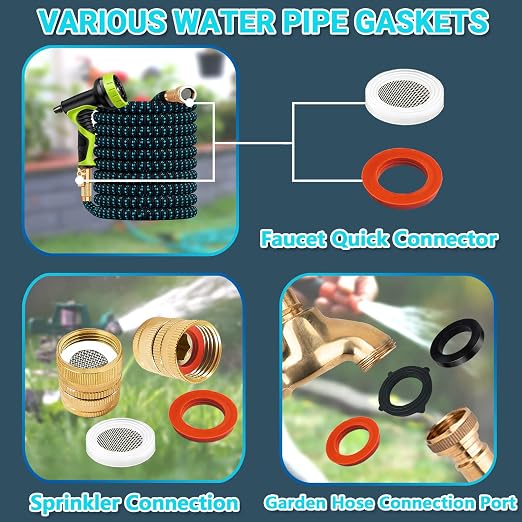 KEZE 233 Pcs Plumbing and Faucet Washers Assortment Kit - Image 7