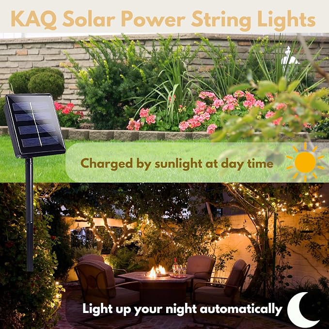 Upgrade 2Pack 200LED Solar String Lights - Image 6