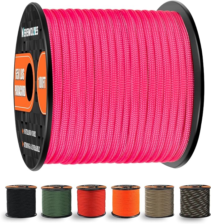 WEREWOLVES 650lb Paracord/Parachute Cord by WEREWOLVES