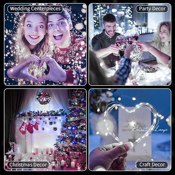 20 Pack LED Fairy Lights Battery Operated, 7FT 20 LED Waterproof Mini Twinkle - Image 6