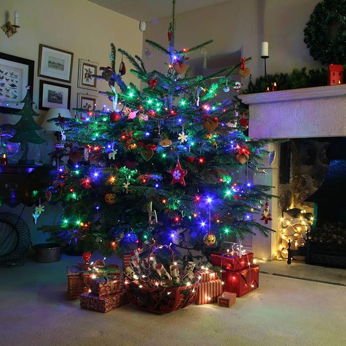 Dazzle Bright Multi-Colored Christmas String Lights, 82ft 1000 LED Waterproof - Image 4