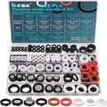 KEZE 24 Sizes Plumbing Washers Assorted Kit 165 PCS Garden Hose Washer Rubber by KEZE