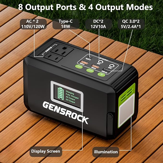 GENSROCK Portable Power Bank, 000mAh Portable Laptop Charger - Image 4