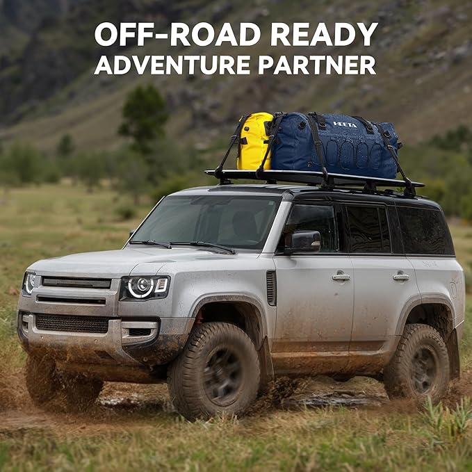 HEETA Waterproof Duffel Bag Motorcycle Dry Bag Backpack, 60L/80L Extra Large - Image 6