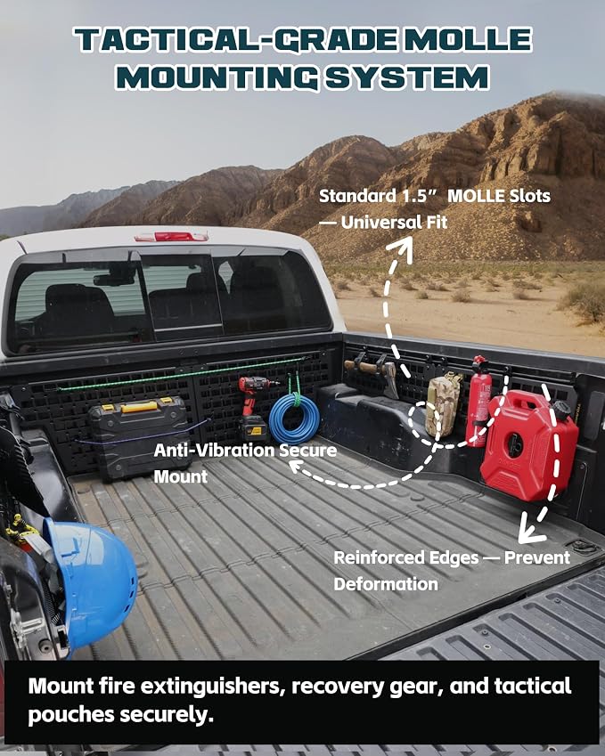 Trumgeta Heavy-Duty Side Bed MOLLE Panel Fit - Image 4