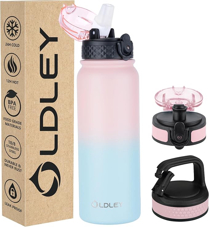 Oldley Insulated Water Bottle 20oz Water Bottles by OLDLEY