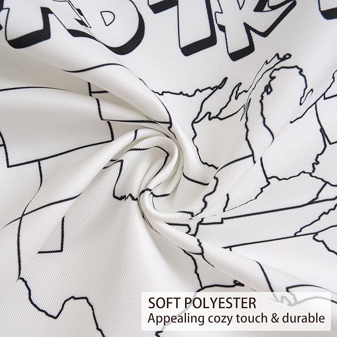 Let's go a Road Trip USA Map Coloring Pillowcase - Image 4