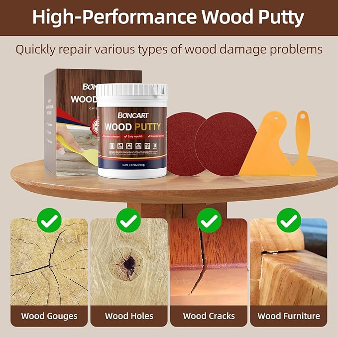 BONCART Walnut Wood Putty Filler - Image 2