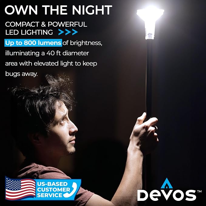 Devos Outdoor | LightRanger 800 Lumen Rechargeable Telescoping LED Lantern | 30 - Image 2