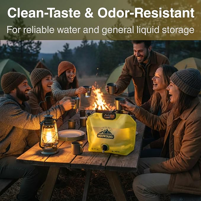 Camping Water Container 2 Gallon Collapsible Water Jug - Image 5