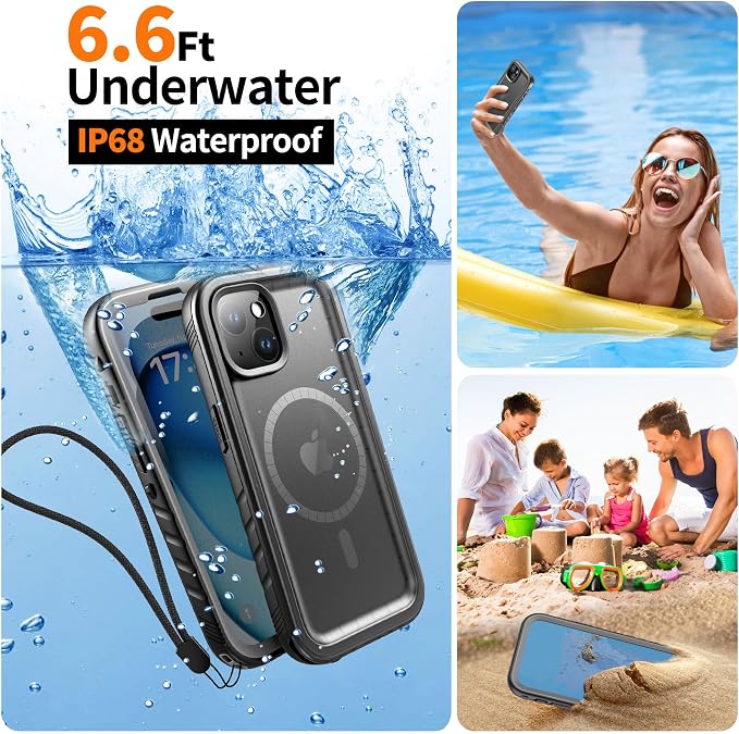 Cozycase for iPhone 14 Waterproof Shockproof Dustproof Case - Image 3