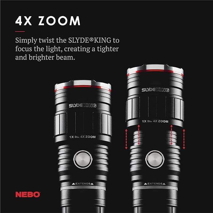 NEBO SLYDE KING Flashlight | High Lumens, Rechargeable COB Work Light & LED - Image 6