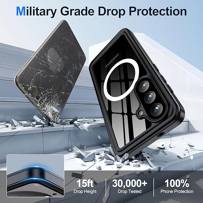 ANTSHARE for Samsung Galaxy S26 Case Waterproof, Built-in Lens & Screen - Image 4