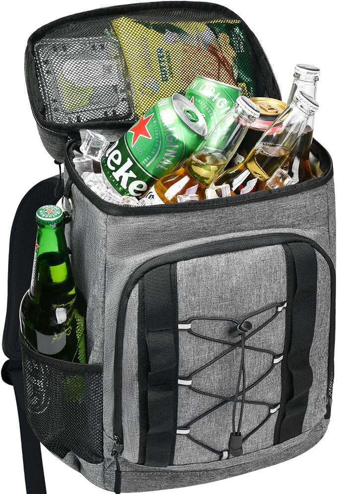 33 Cans Insulated Backpack Cooler by Unknown