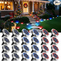 btfarm 24 Pack Solar Lights Outdoor, 8 LED Solar Ground Lights IP65 Waterproof by btfarmdecorativelighting
