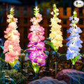 KOOPER Solar Lights Outdoor Garden Decor, 8 Pack Upgraded Delphinium Solar by KOOPER