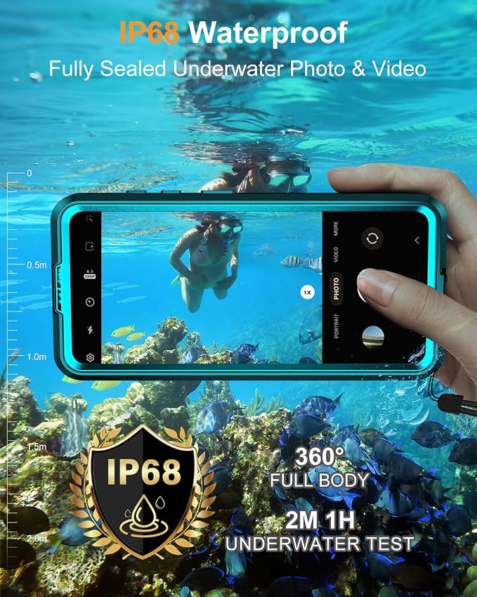 for Samsung Galaxy S26 Waterproof Case, Magnetic Heavy Duty Military Grade - Image 3