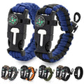 Paracord Bracelets for Men and Women – Adjustable Survival Paracord Bracelet by NADOBA