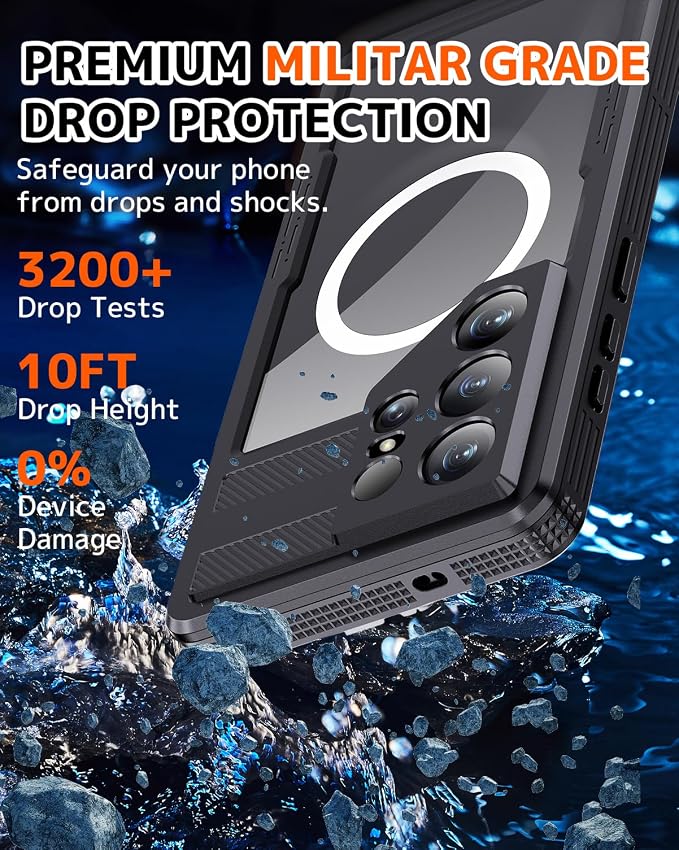 NINKI for Samsung Galaxy S26 Ultra Case Waterproof Magnetic - Image 5