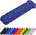 TECEUM Rope – 90 Feet x 1/4 Inch – Patriot Mix – Strong All-Purpose Utility by TECEUM