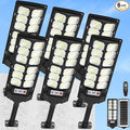 Solar Lights Outdoor Waterproof, 6500K 13000LM LED Dusk to Dawn Solar Street by IlluminateYourWorld
