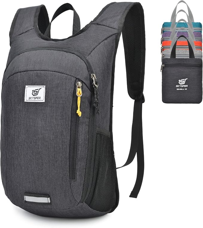 SKYSPER Small Daypack 10L Hiking Backpack Packable Lightweight Travel Day Pack by SKYSPER