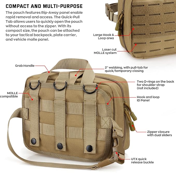 LIVANS Tactical Molle Medical Pouch - Image 5