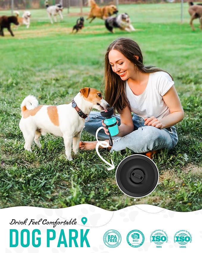 lesotc Dog Water Bottle, Portable Water Dispenser - Image 3