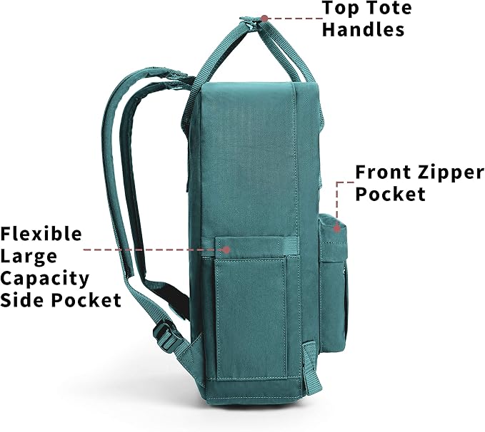 KALIDI Casual Laptop Backpack 15 Inches Classic Camping Rucksack Travel Outdoor - Image 4