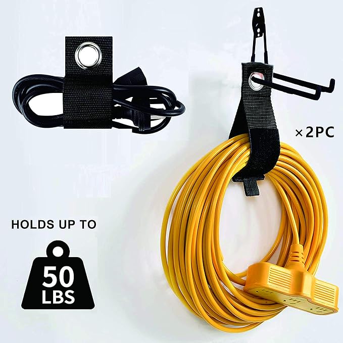 Garage Hooks, 4 Pack Wall Mount Storage Hanger - Image 5