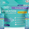 Electrolyte Powder Sugar-Free Hydration Packets Acai Berry HydroMATE 30 Sticks by HydroMATE