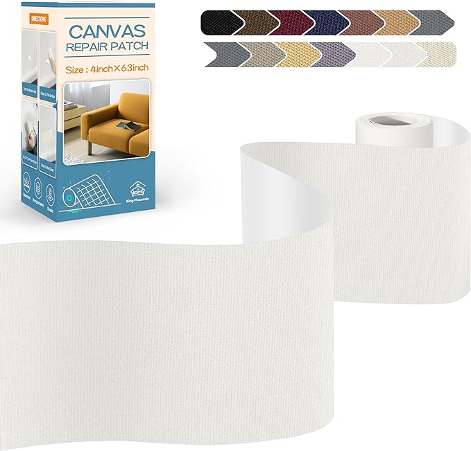 KING MOUNTAIN Canvas Repair Tape, Outdoor Gear Patch, 4×63 Inches, Waterproof by ForABetterHomeLife
