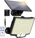 Solar Lights Outdoor, 106 LED 3000LM Solar Powered Motion Sensor Flood Lights by KKERNOWO