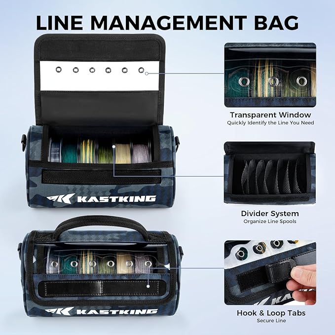 KastKing BaitSpace Line Management Bag, Fishing Line Storage Bag - Image 2