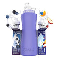Cirkul 32oz. Matte Periwinkle Stainless Steel Water Bottle Starter Kit by Cirkul