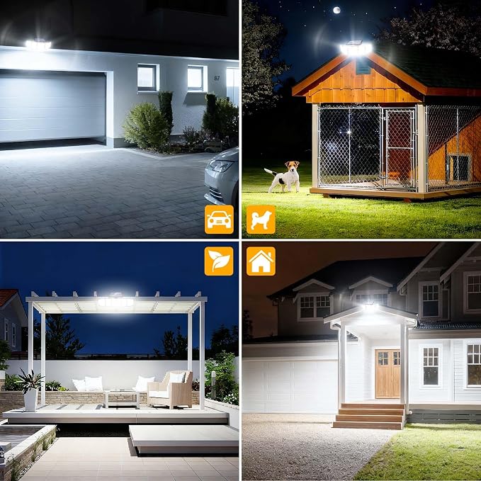 MDCMDCM Outdoor Solar Light Motion Sensor Waterproof - Image 7