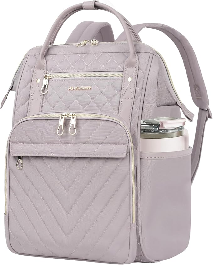 KROSER Laptop Backpack 17" Stylish Backpack Water Repellent College Casual by KROSER