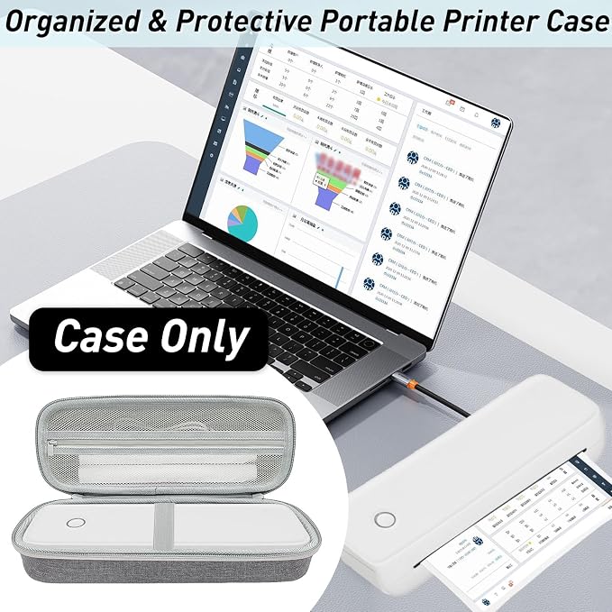 Klawdsky Hard Portable Printer Case Compatible - Image 4