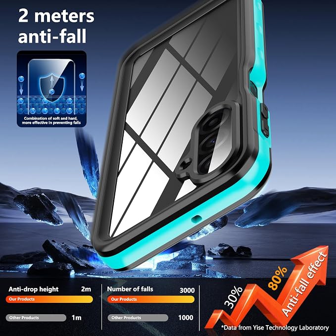 DINGXIN Waterproof Case for Samsung Galaxy A17 5G IP68 Certified Dustproof - Image 6