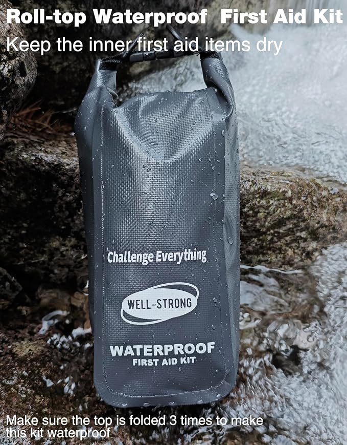 Boat First Aid Kit Waterproof, WELL-STRONG Marine Emergency Kit - Image 6