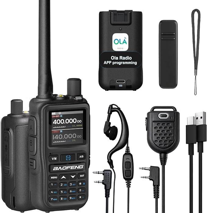 BAOFENG UV-5R Mini Ham Radio: Long Range Handheld Two Way Radio by Unknown