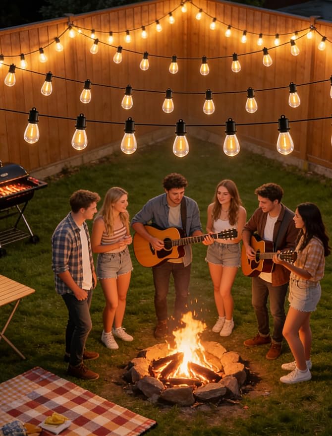 50FT LED Outdoor String Lights - Image 7